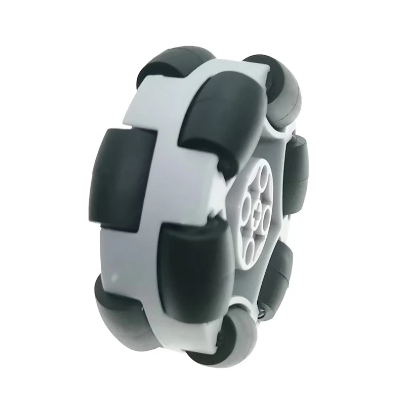 Samochód robotyczny z kołami Mecanum, pełny zestaw kół, uniwersalny mechanizm ruchu bocznego, koło Fulai, silnik TT kompatybilny z LEGO 65mm — zdjęcie produktu 3