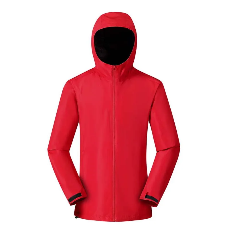 Men's Winter Jacket with Hood, Windproof, Waterproof and Scratch-Proof Jacket, Cycling Sports Custom Logo Text Picture Clothing