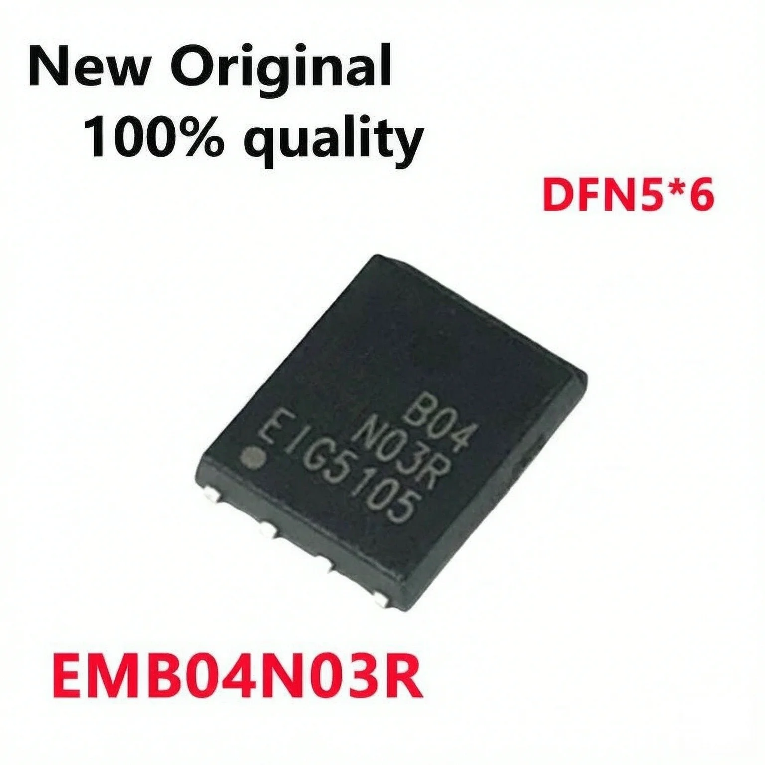 5-10/PCS New EMB04N03R EMB04N03 B04N03R DFN5X6 Original Field effect tube In Stock
