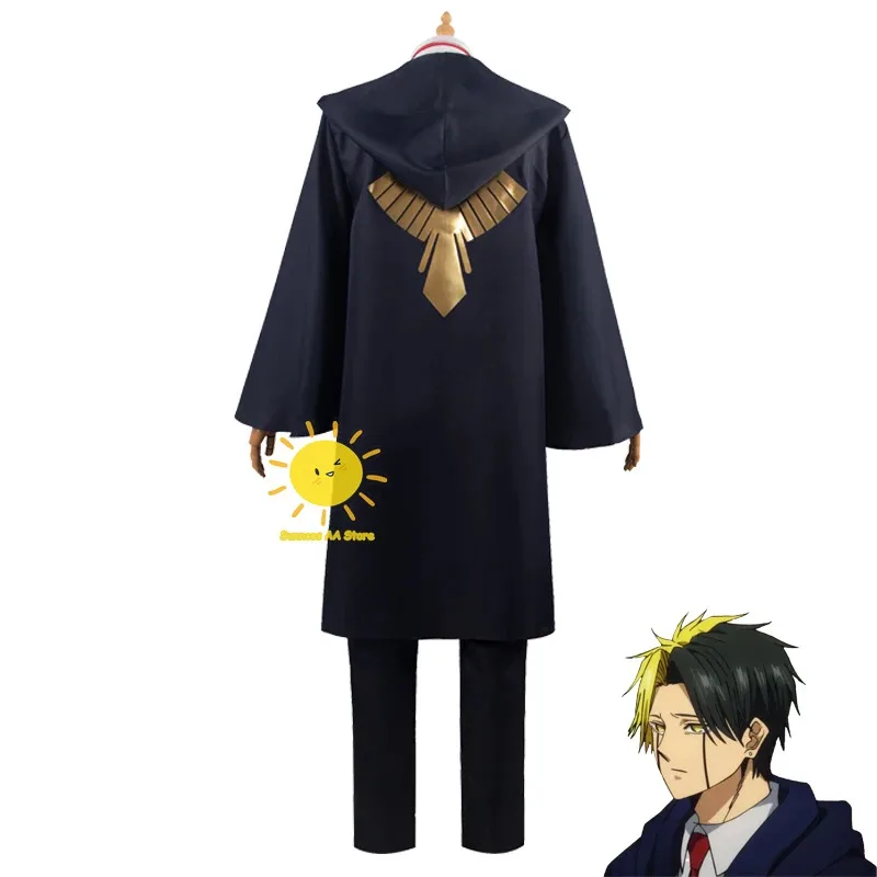 ليلي 123 أنيمي ماشل السحر والعضلات تأثيري راين ايمز الزي المدرسي شعر مستعار أزياء الهالوين Adu