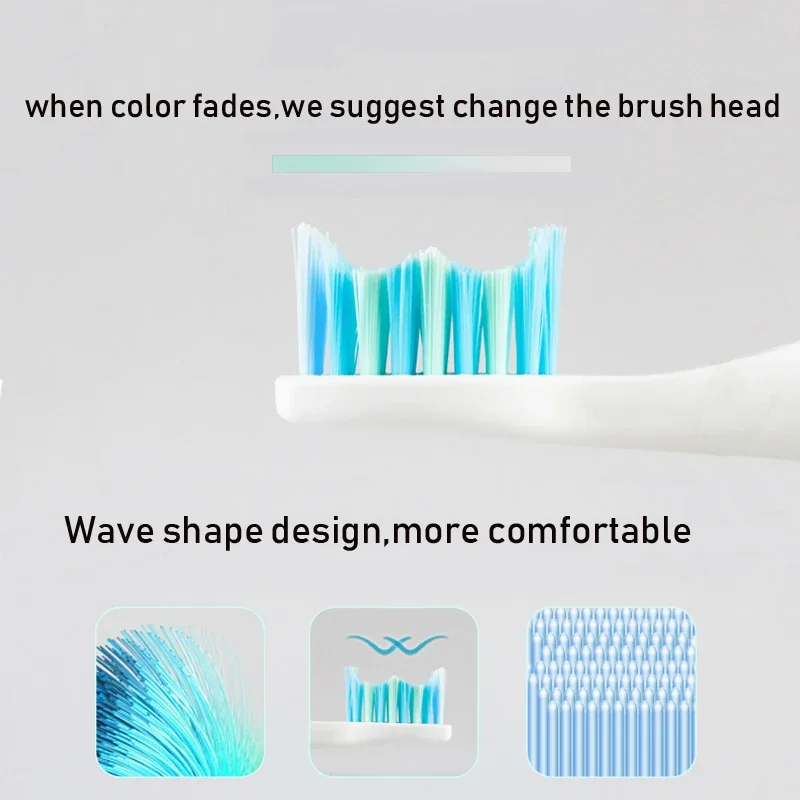 Tooth brush Head For Seago-507B/908/909/917/610/659/719/910/575/551/548 Electric Toothbrush Deep Clean Dupont Bristle Brush Head