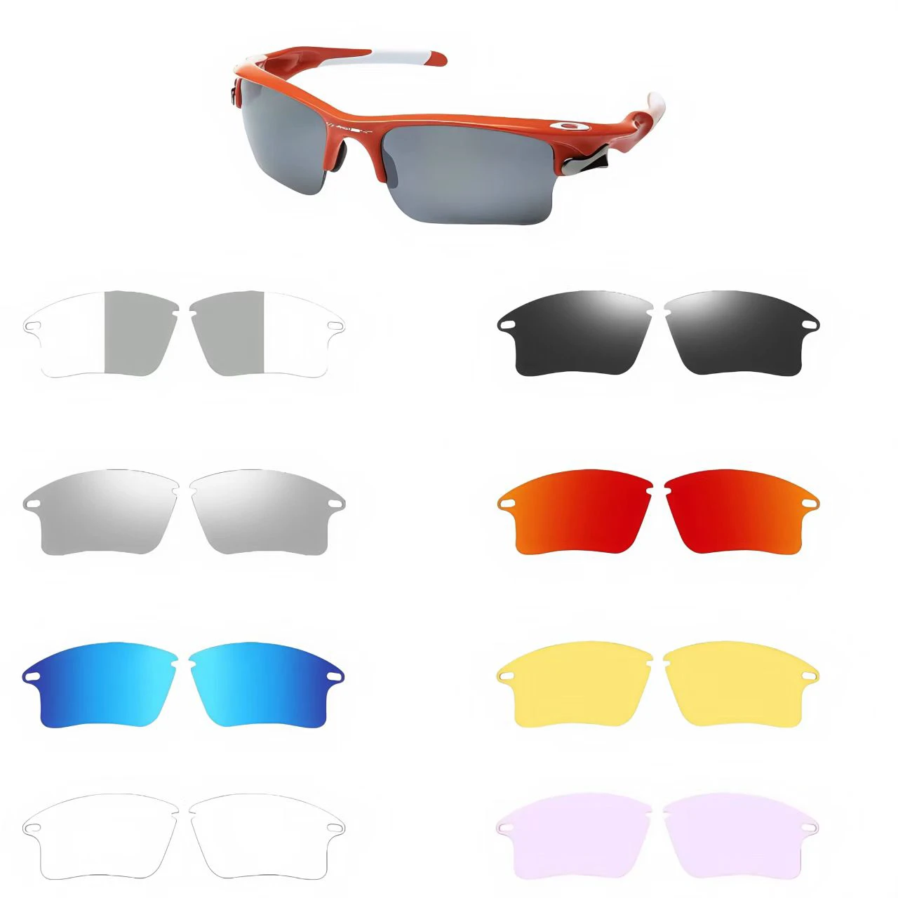 

Hokklo Replacement Polaroid Lenses for Oakley Fast Jacket Xl OO9156 OO9097 Sunglasses