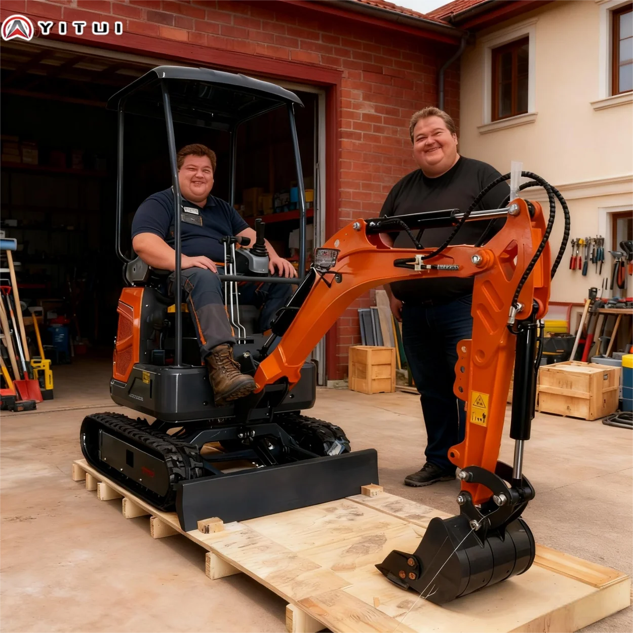 Low Cost Multi Functional Mini Excavators 1 Ton 1.2 Ton 1.5 Ton 2 Ton High Quality Customized Enclosed Crawler Mini Excavators