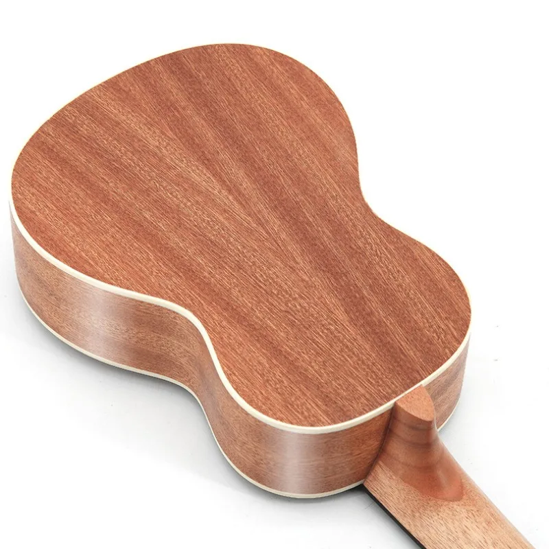 Wholesale 21 inch Sapele Wood Five line Binding Ukulele Four String Soprano Mini Guitar Ukelele Kids Beginner Musical Instrument