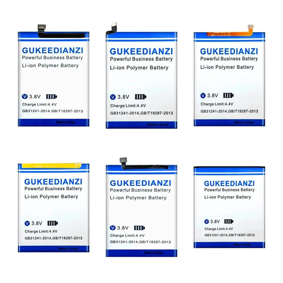 

3300-4800Mah For Lenovo K350t Lemon K5 Play Vibe Note L38012 6.0 Plus Pro Lite Mobile Phone Battery BL297 BL261 BL287