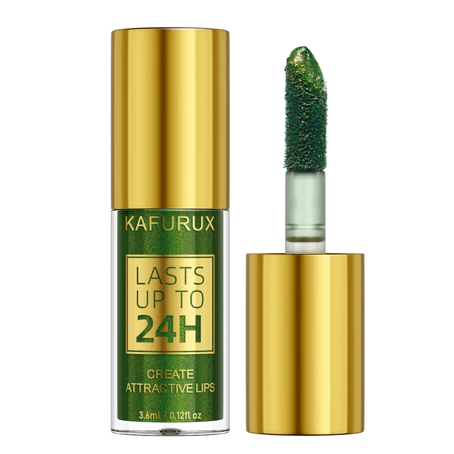 3 Farben Rauchgrüner Lippenstift-Stift Wasserfest Perlmutt-Metallic-Glitzer für Augen- oder Lippen-Make-up Werkzeug Geschenke Kosmetik – Detail 9