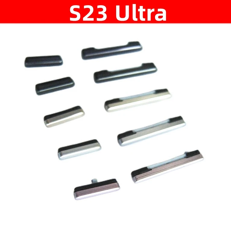 

For Samsung Galaxy S23 Ultra S23U Side Button Set Replacement Power + Volume Button Key Set Mobile Phone Repair Parts