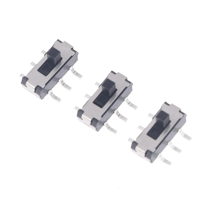 20 stücke MST-22D18 Kippschalter MSS-22D18 Kippschalter 2P2T Griff Hohe 2MM SMD Rutsche Schalter DC 12V