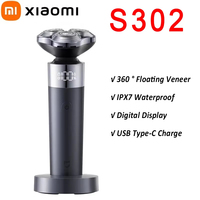 Xiaomi Mijia Electric Shaver S302 Type-C IPX7 Waterproof 800 mAh Magnetic Blade Curved Knife Net Floating Blade Shaver for Men