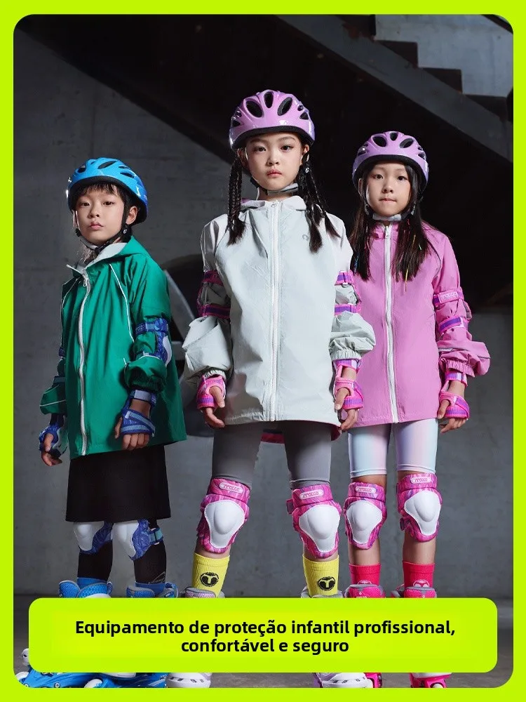 michael-children's-roller-skate-helmet-protective-gear-profional-set-skateboard-riding-balance-car-boys-girls-knee-pads