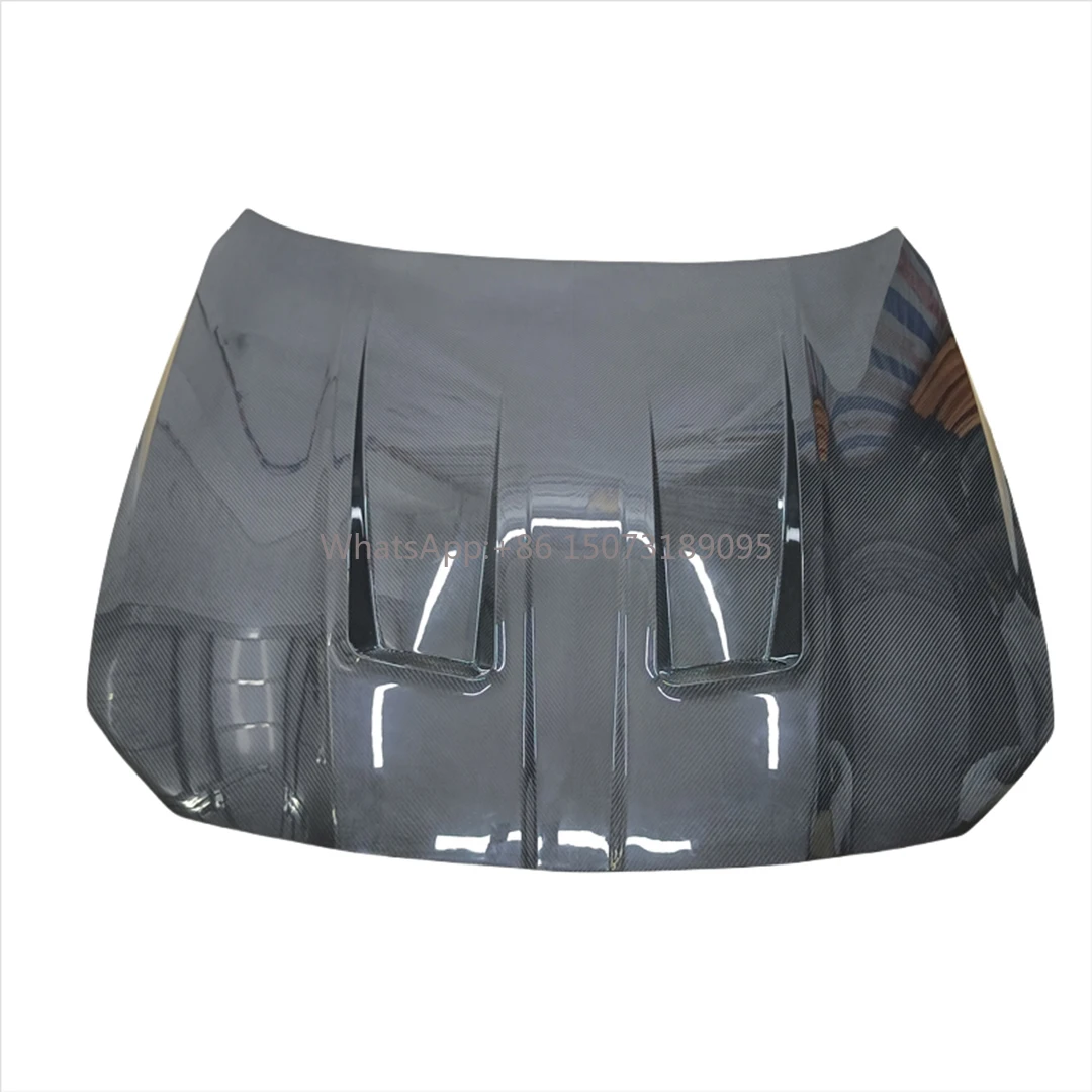 

G80 M3 G82 M4 Dry carbon fiber hood clear glass with vent for M3 M4