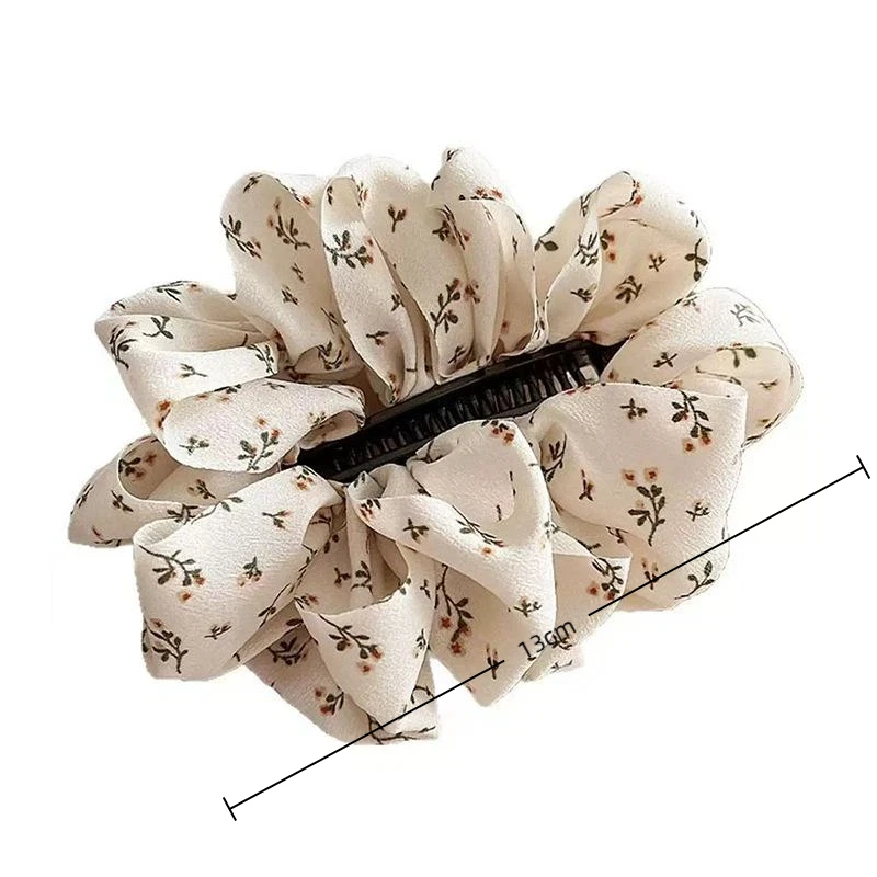 Clip de plátano Floral pequeño de nube para mujer, mejora el volumen del cabello, accesorios para el cabello con Clip para moño de espalda de cabeza, 1 ud.