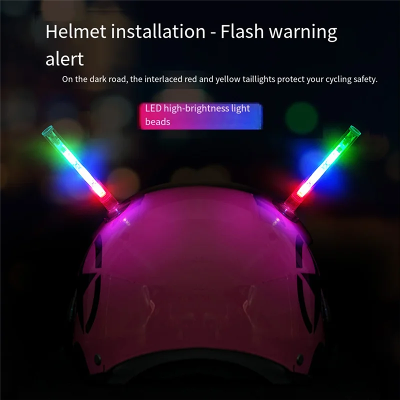 ABSQ-Warning Light Multifunctional Bright Solar Warning Light Waterproof Car Solar Warning Light