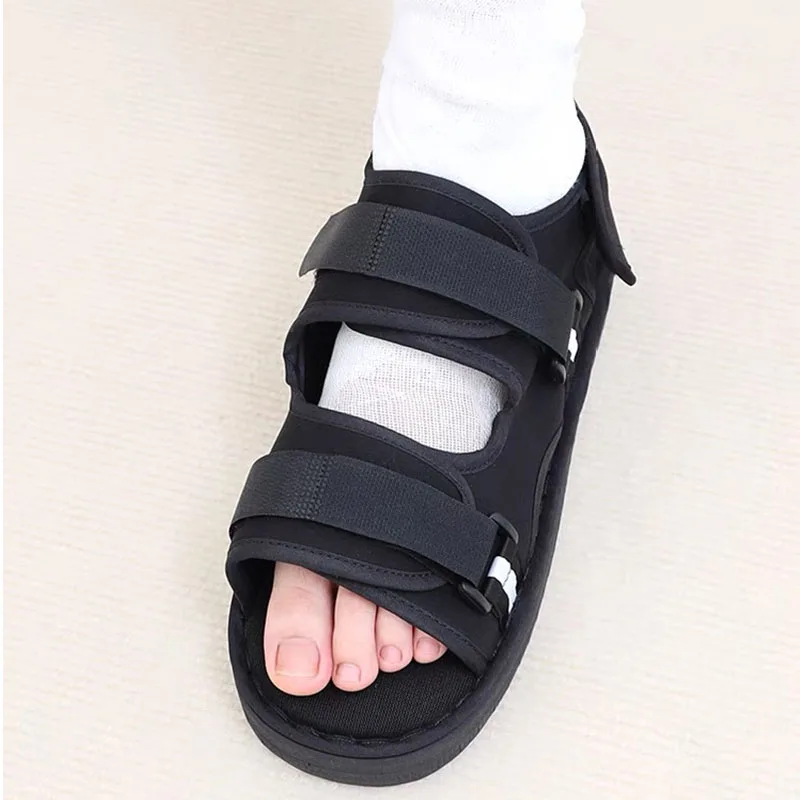 NEW 1Pcs Breathable Gypsum Fracture and Foot Injury Shoes Orthopedic Support Brace Versatile for Walking Post Op Shoe