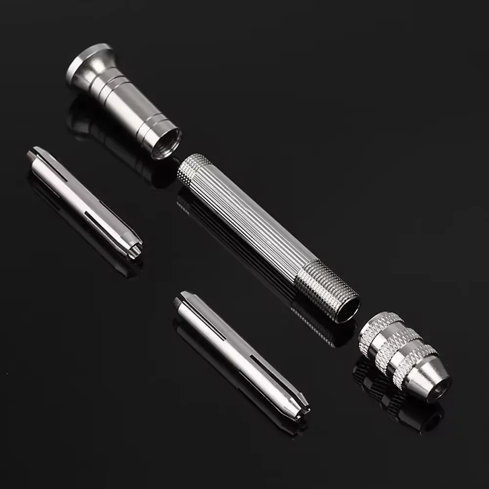 Mini taladro Manual de 0,8-3,0mm, herramienta rotativa para carpintería, broca helicoidal Manual, pasador de relojero, herramientas de reparación de relojes para bricolaje