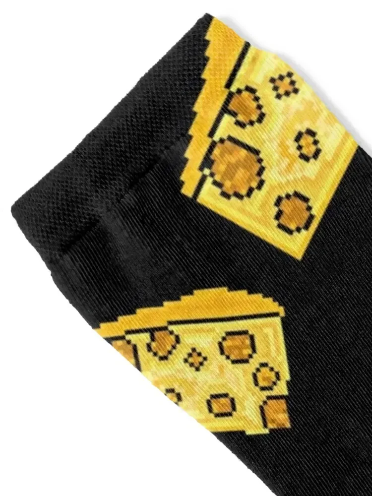 Cheese Socks christmass gift retro Socks Woman Men's