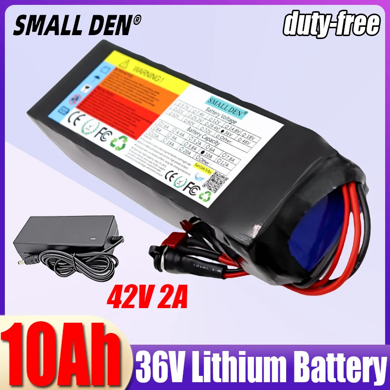 36V 10Ah Brand new 21700 10000mAh lithium battery pack 10S2P 0-500Wbuilt-in 15A BMS suitable for various transportation vehicles