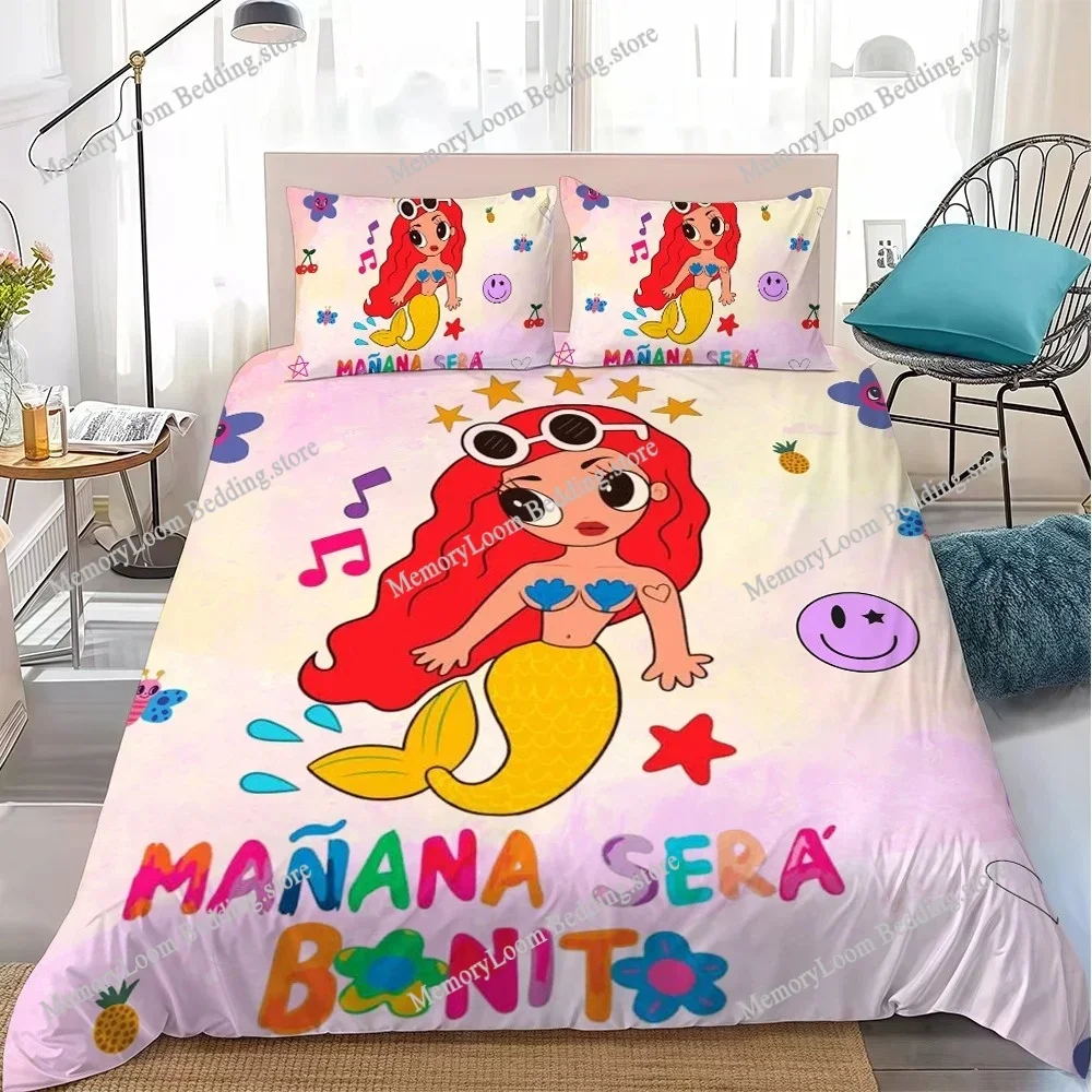 Manana Sera Bonito Karol G Duvet Cover Set Home Style Bedding Soft Laundry Cotton Bed Four Seasons Student Dormitory Luxury Gift