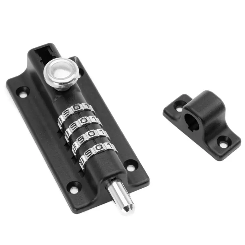 

A93E - Замок для двери с кодовым замком, черный металлический, с цифровой панелью для ввода пароля