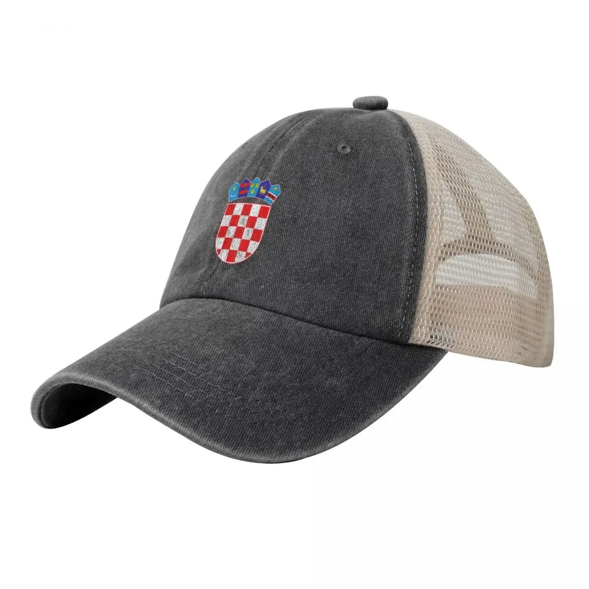 

Vintage Croatia Croatian Flag - Hrvatska Sahovnica Baseball Cap Fishing cap New In The Hat Streetwear Women's Hats 2025 Men's