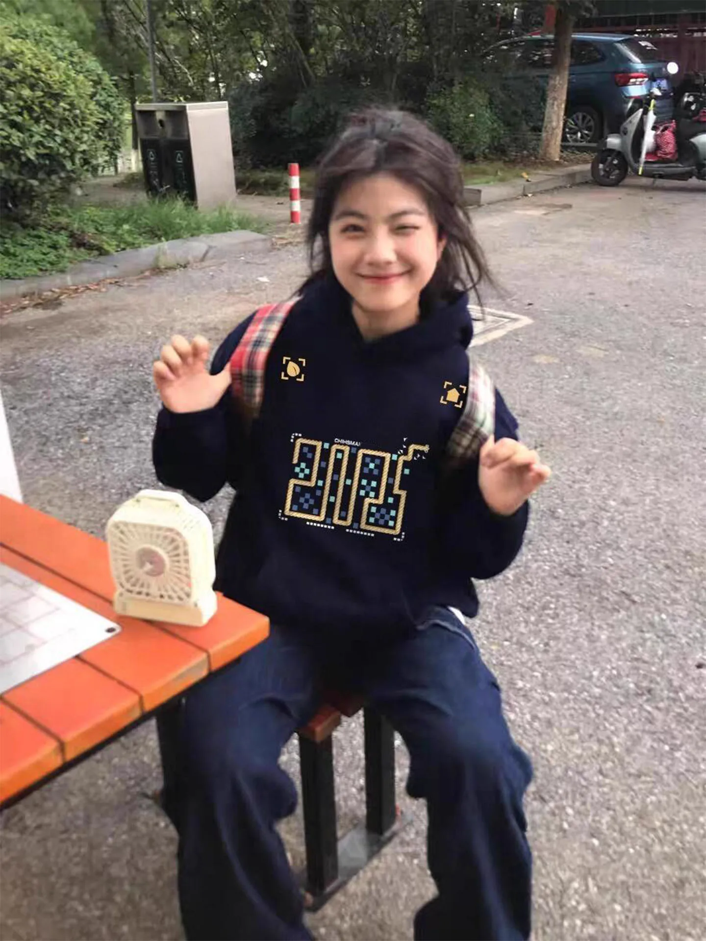 Felpa con cappuccio pesante da donna Nuovo autunno inverno Lazy Sle Letter Print Jaet Long Sve Vestibilità regolare Pendolarismo Sle