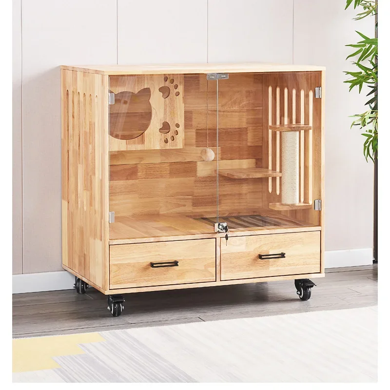 

2022 Pet Cat New Fashion Design PE Thickening Cat Villa Four Seasons General Indoor Cat House