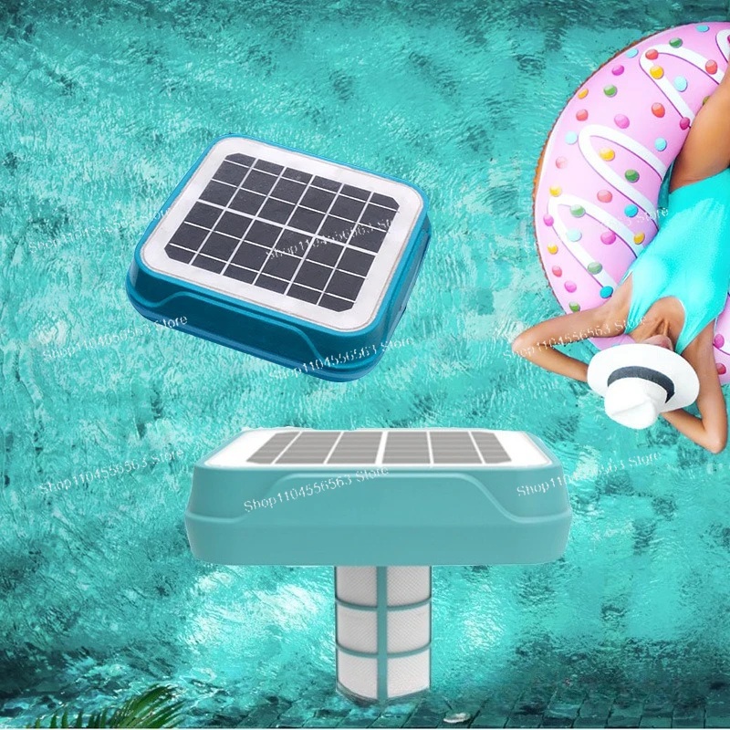 Solar-Powered Copper Ion Water Purifier – Eco-Friendly Algae Remover for Pools, Fish Ponds & Landscape Water Features