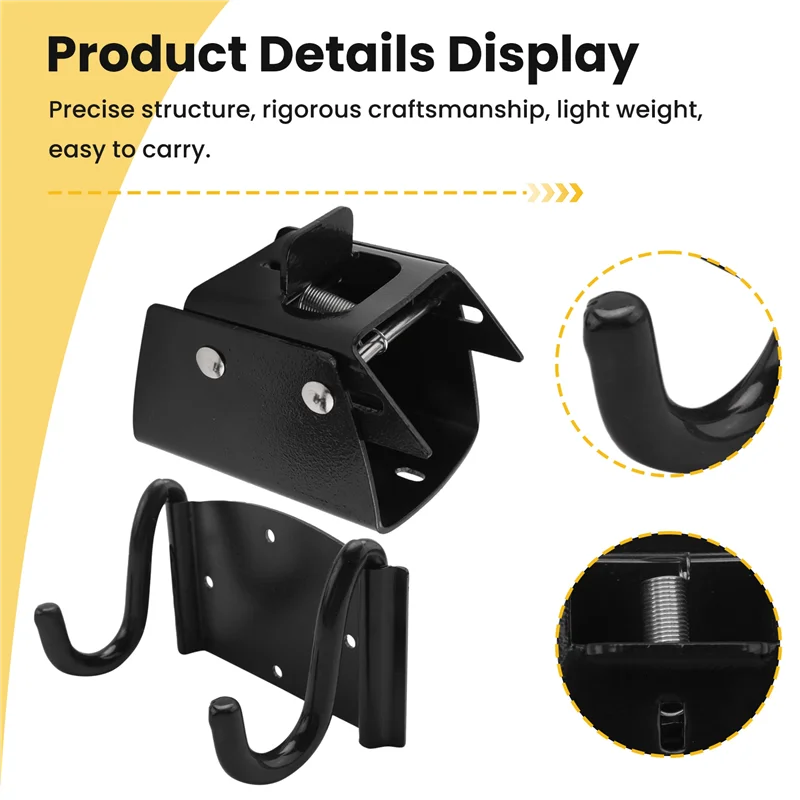 

A44Z-Wheelbarrow Storage Bracket/Hook For Most Wheelbarrows And Heavy Construction Types, For Garden, Shed Or Workshop