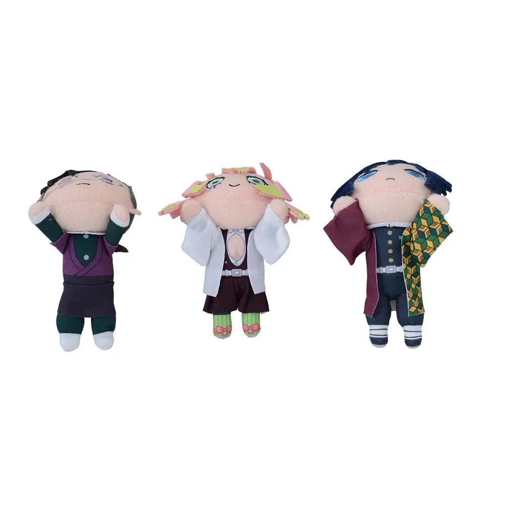 Anime Demon Slayer Kanroji Mitsuri Tomioka Giyuu Cosplay Lie Prone Cotton Dolls Cartoon Maumet Puppet Toys Xmas Gift