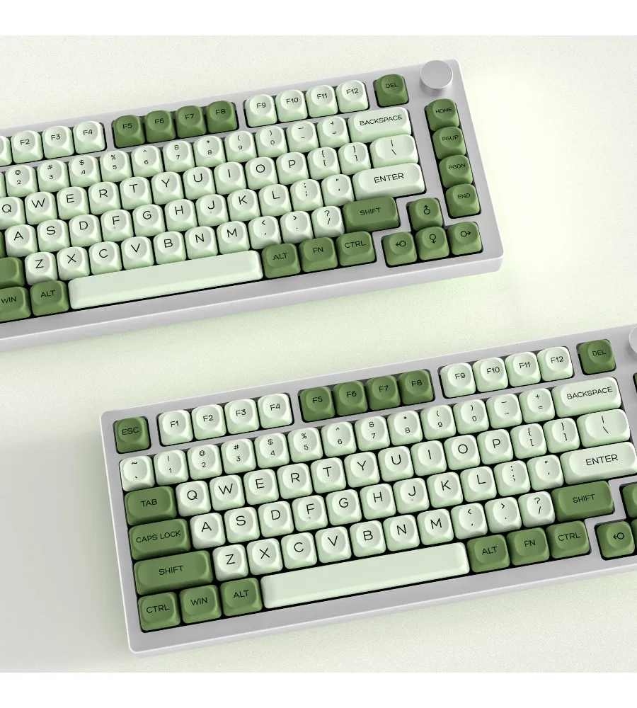 Mechanical keyboard ball caps KOA cross switch 60/87/104/108 matcha keycaps full set PBT sublimation