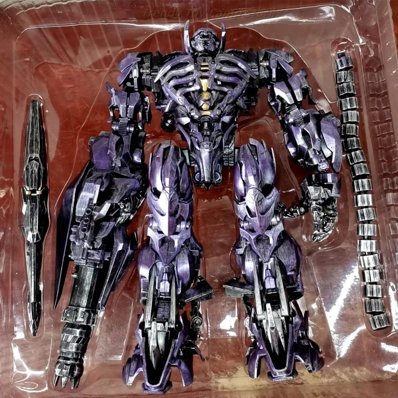 【Op voorraad】ZS01 Transformeert in Shock Wave ZS-01 Cosmic Guardian Legering Extra Grote 35CM Leider Actie Robot Speelgoed Cadeau