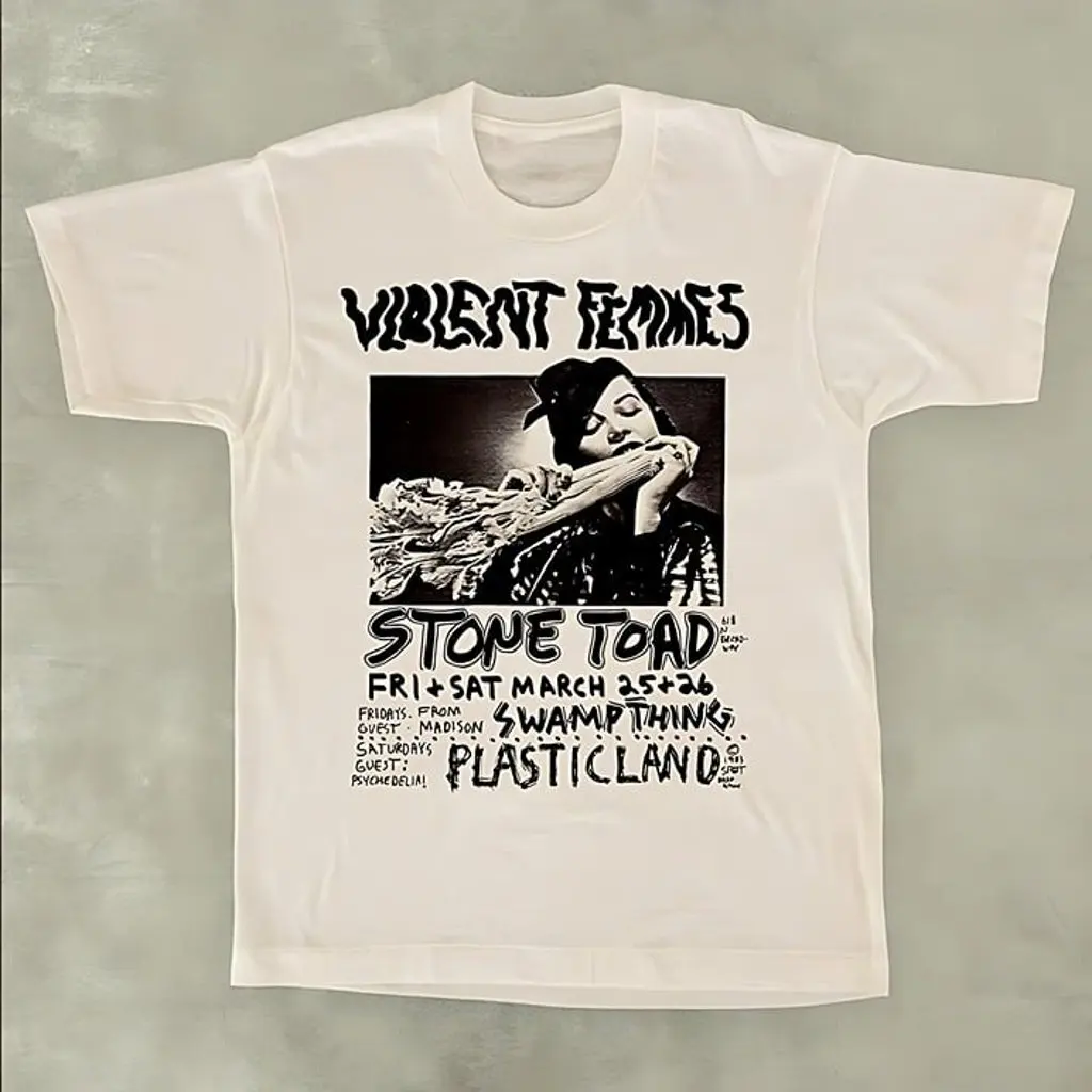 

New Violent Femmes Band Tour Подарок для фанатов Рубашка унисекс S-5XL, белая