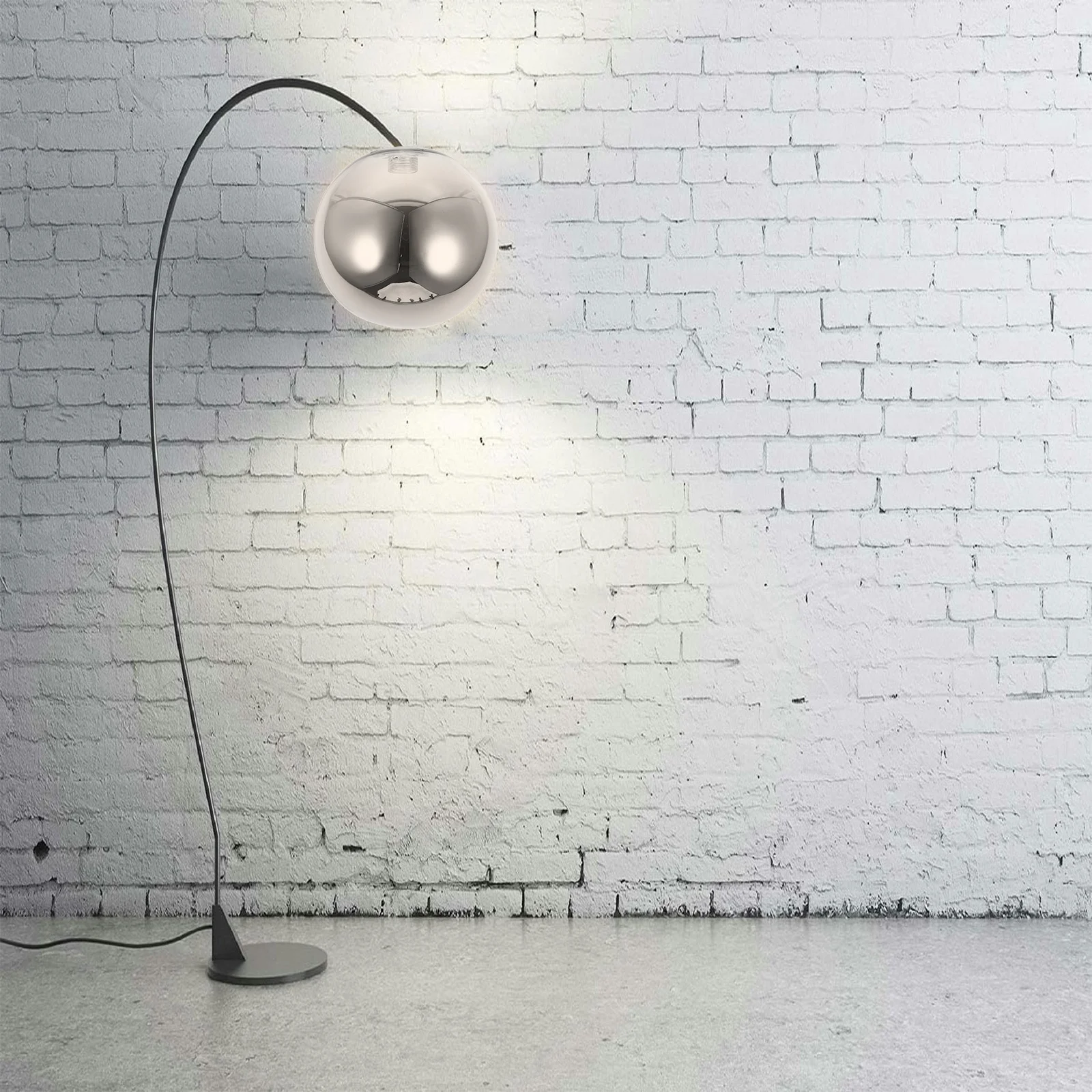 Elegant Glass Pendant Light Shade Replacement Smoke Round Design for Home Kitchen Dining Room Decoration Light Bulb Covers