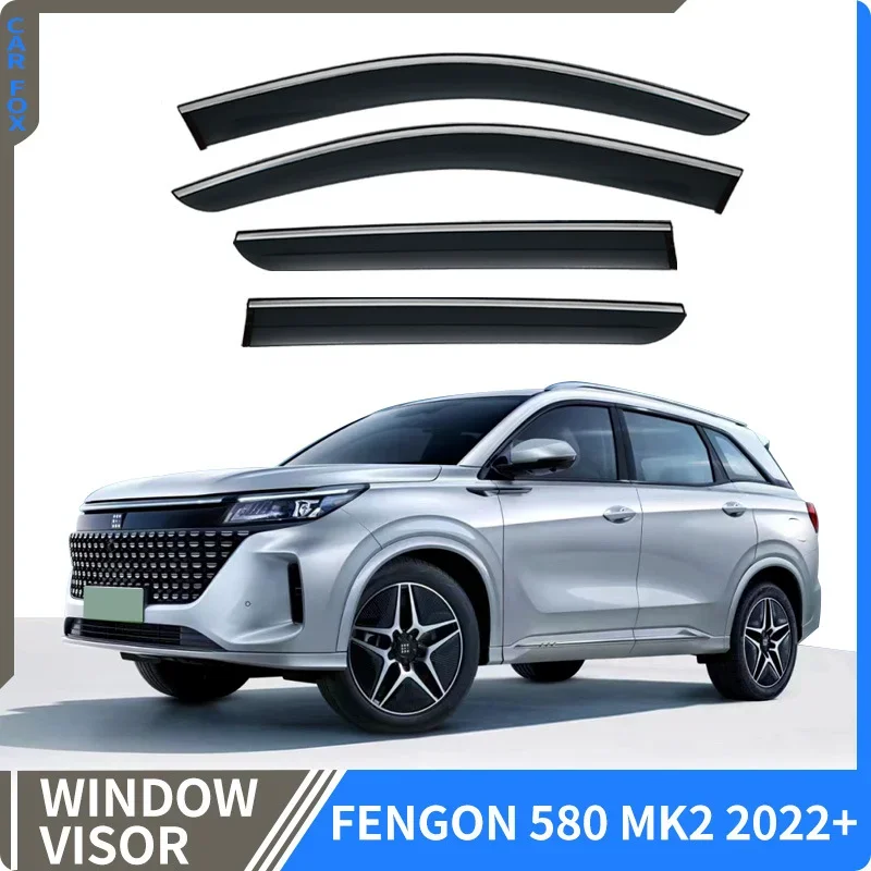 

Door Visor For Fengon 580 MK2 2022+ Window Visor Vent Wind Deflectors Visors Rain Guard Shades Visor Body Kit