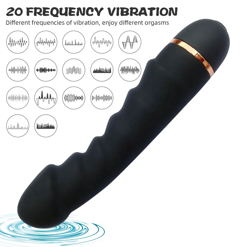 20 Frequency Dildo Vibrator Power Motor Realistic Penis Female Masturbator G-spot Clitoral Stimulator Erotic Sex Toys for Couple
