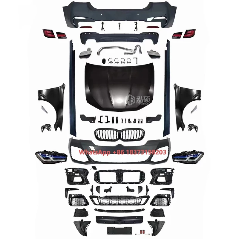 

High Quality Body Kit Which for bmw 5 Series for F10/F18 Upgrade to G30 with Front and Rear Bumper