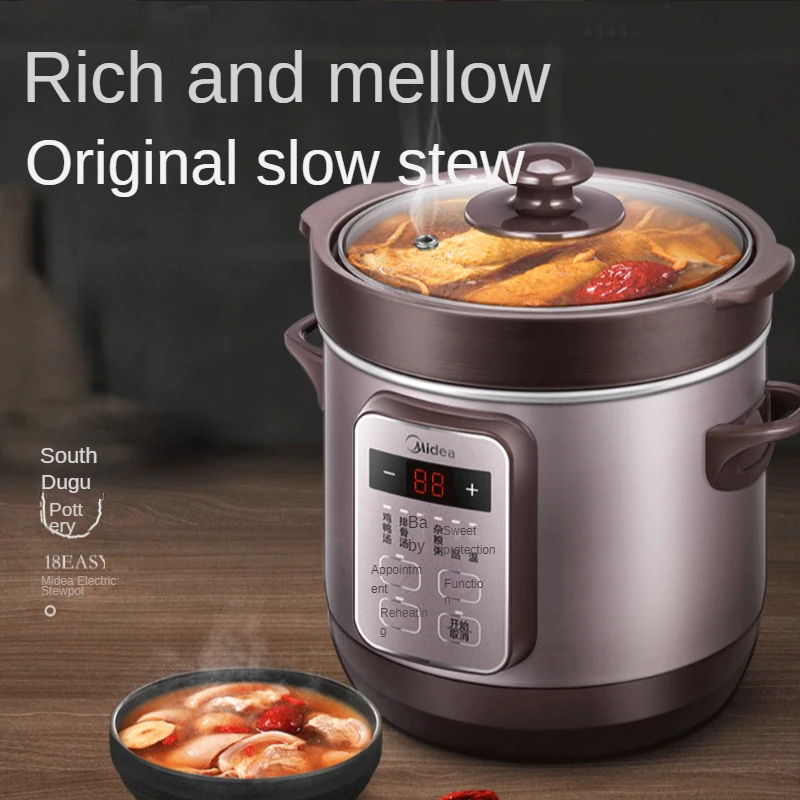 Electric stew pot household automatic health care slow cooker electric   kitchen appliances cuisine intelligente