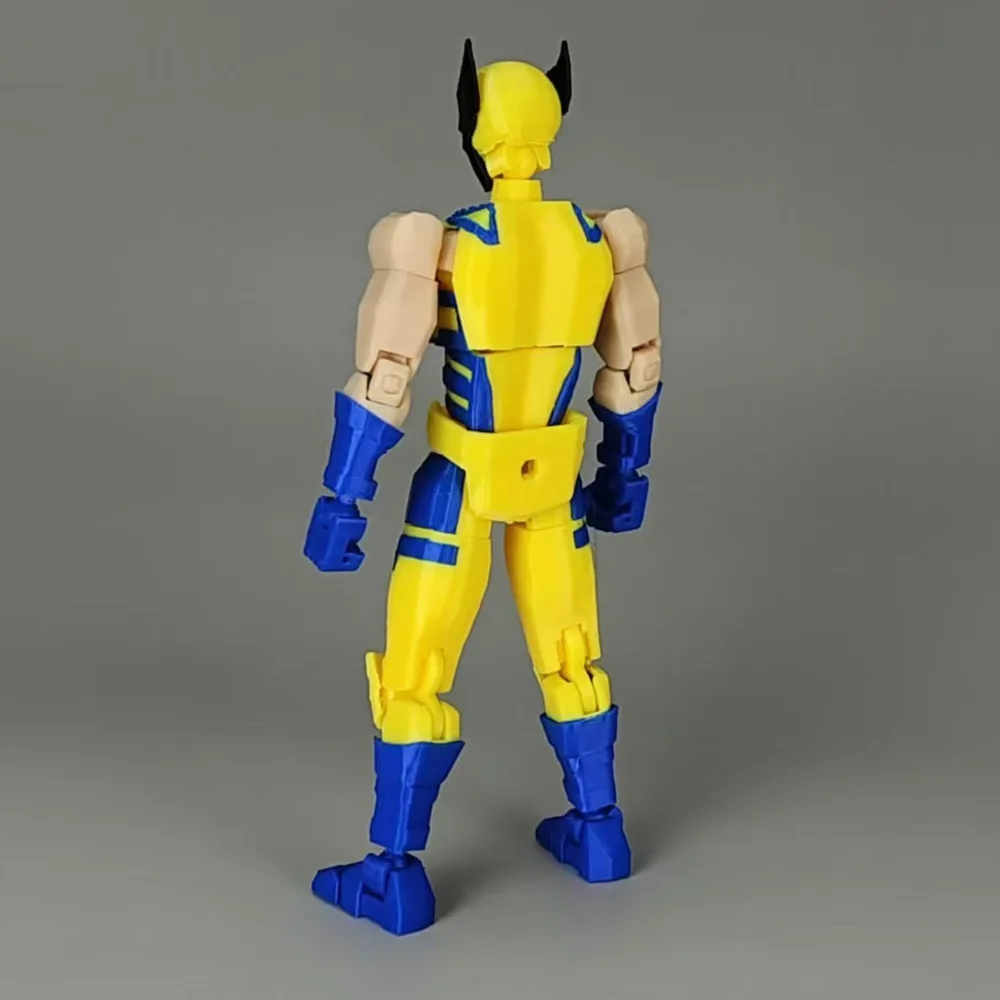 3D Printed Wolverine Marvel Legends Superheros Toys Action Figures Anime Multi-Jointed Shapeshift Mannequin Model Ornaments