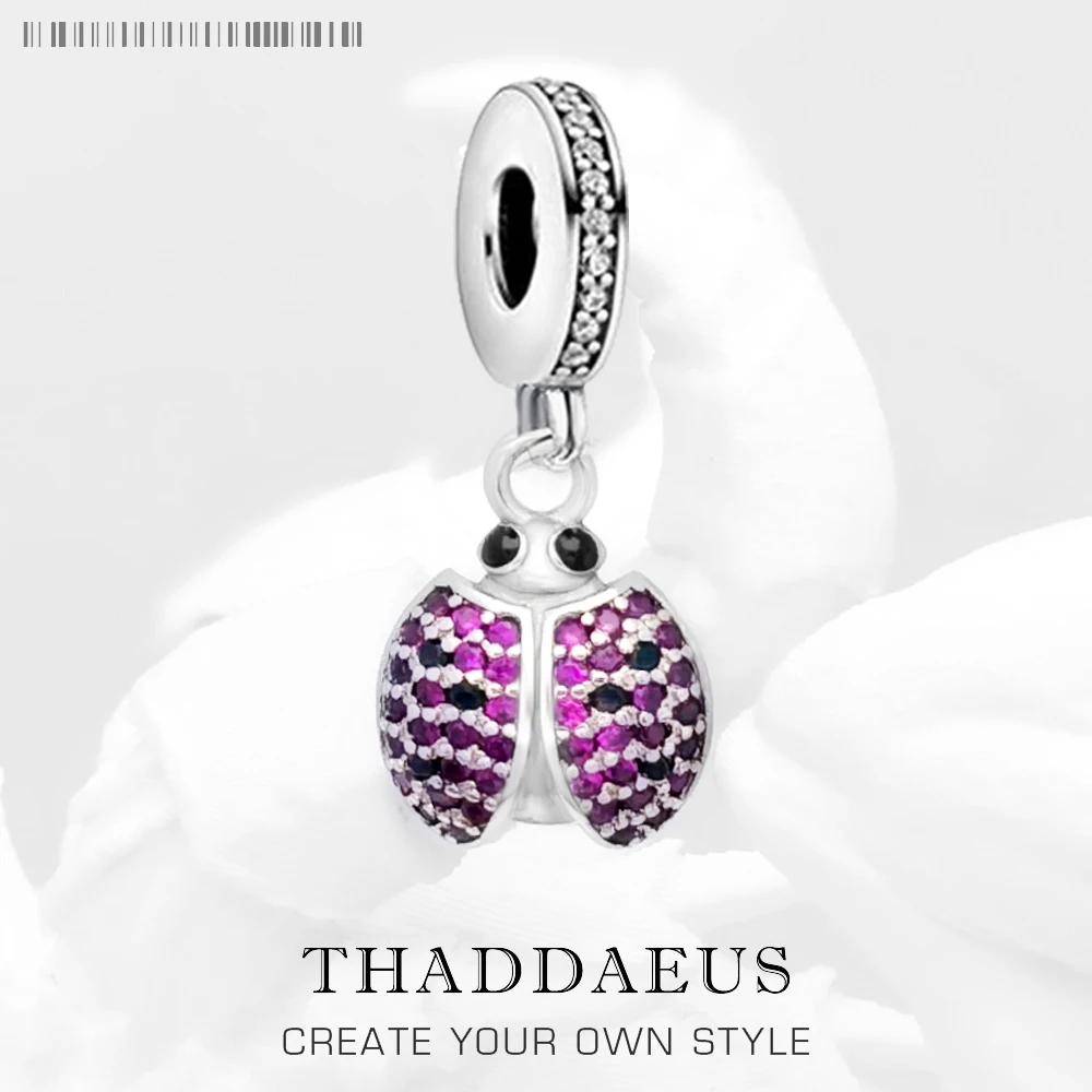 

Женский кулон «божья коровка» из серебра 925 пробы