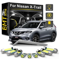 BMTxms For Nissan X Trail X-Trail Xtrail T30 T31 T32 T33 2001-2024 Car Interior LED Light Map Dome Roof Trunk License Plate Lamp