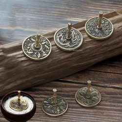4.5/5.0cm Pure Copper Carved Ash Press Incense Supplies Tools DIY Household Incense Burner Press Ash Play Tuo Xiang Seal