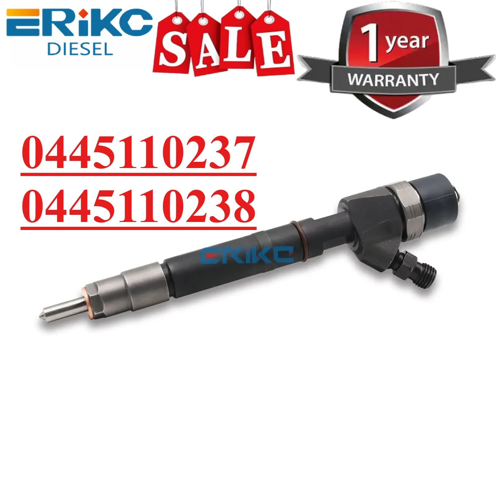 Inyector de Combustible Diésel, Boquilla de Inyección 0445110237 0445110238, Inyector Common Rail 6460700787 para Mercedes-Benz A6460700787 0986435139