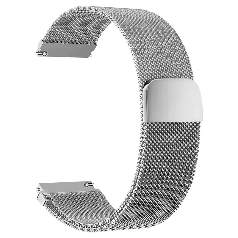 Roestvrij stalen Milanese bandretour magnetische armband 16 mm/18 mm/20 mm/22 mm vervangende riem