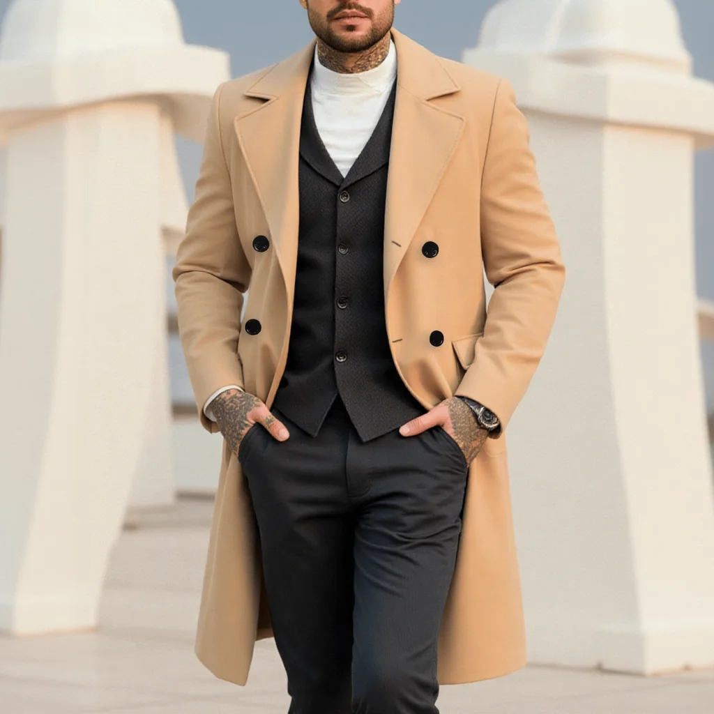 Men's Classic Double-Breasted  - Men'S Formal Wear In Winter review and price