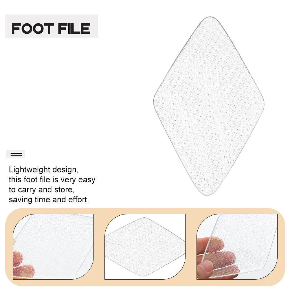 Lime à pied en verre réutilisable, 2 pièces, dissolvant de peau morte, épurateur de callosités pour exfolie efficace de la semelle du pied, outil de soins de pédicure