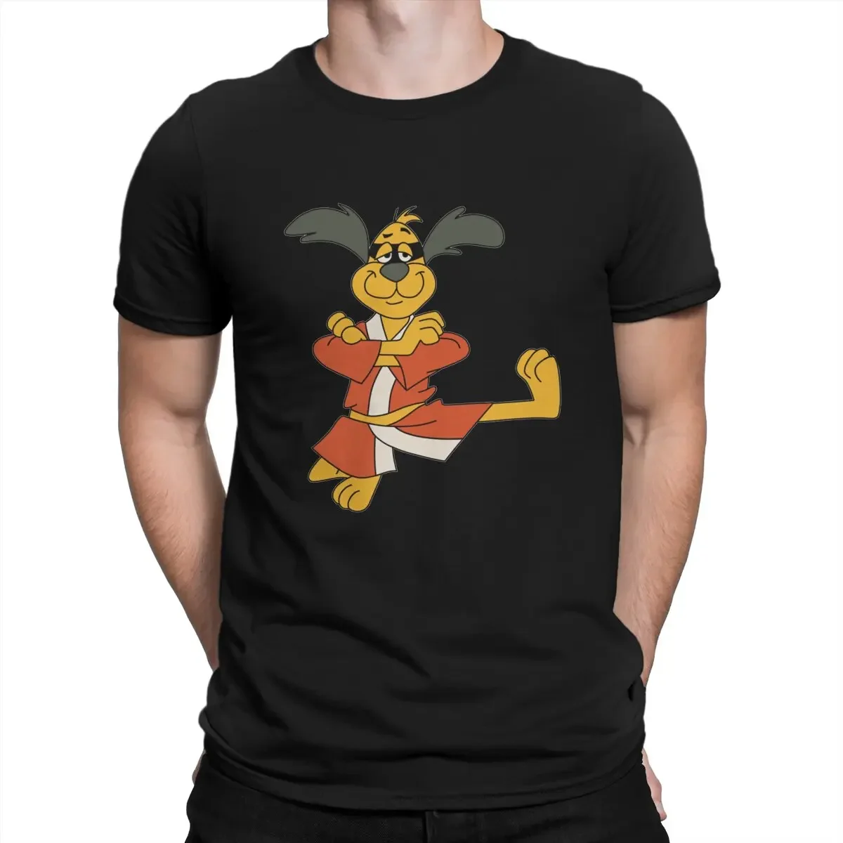 T-shirt For Adult Kung Fu Master Hip Hop TShirt Hong Kong Phooey Casual Newest oversized harajuku men clothing Cartoon Casual