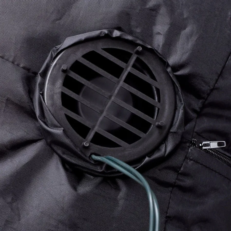 Aufblasbarer Weihnachtsmann mit LEDs, 90 cm