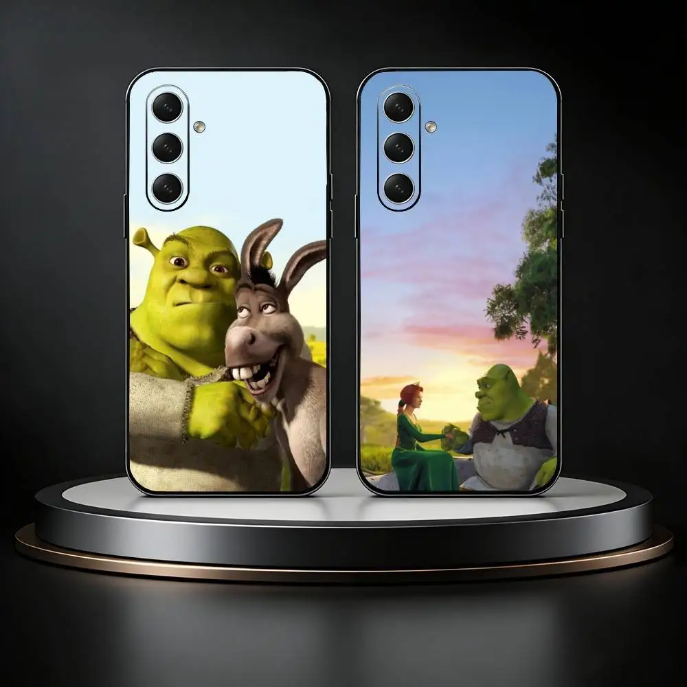 Movie S-Shreks Phone Case For Samsung Galaxy A73,21,22,32,71,53,52,51,80,5G Soft Black Cover
