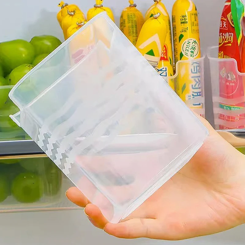 5PCS Refrigerator Storage Boxes Food Fresh Organizer Cold Storage Crisper Fruit Spice Food Container Boxes Home Kitchen Boxes