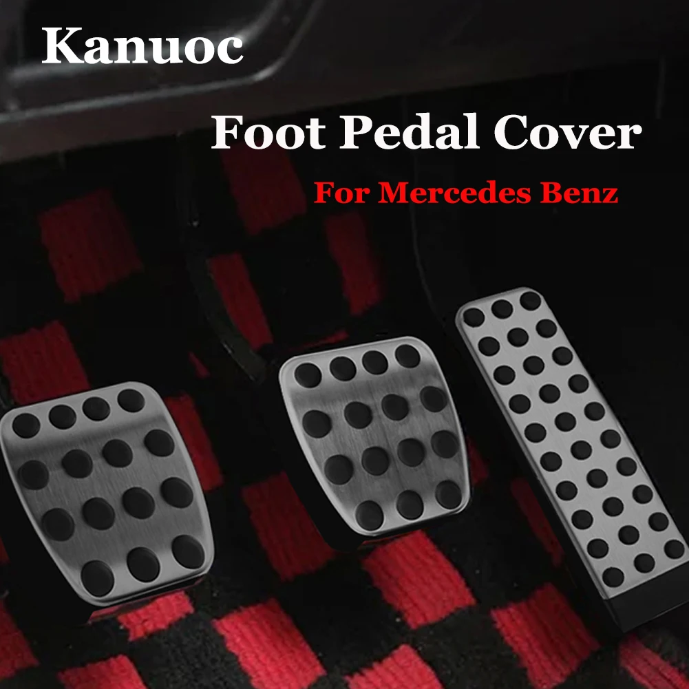 

Pedal Cover Non-slip Foot Rest Brake For Mercedes Benz AMG MT C E S GLK SLK CLS SL W222 R172 R231 W204 X204 Car Accessories